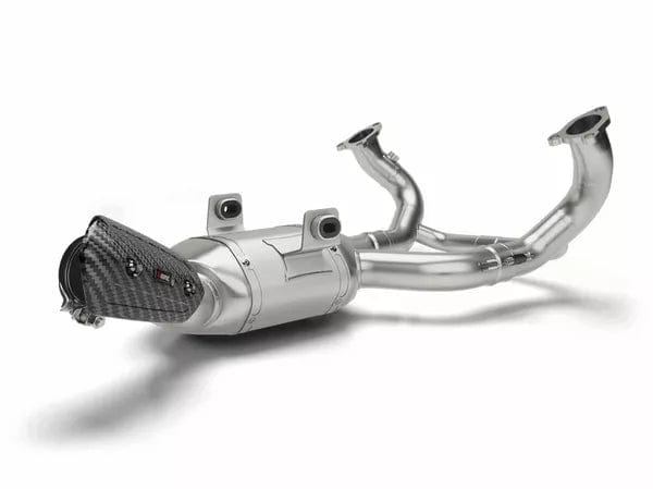 Akrapovic titanium exhaust manifold for the BMW R1300GS
