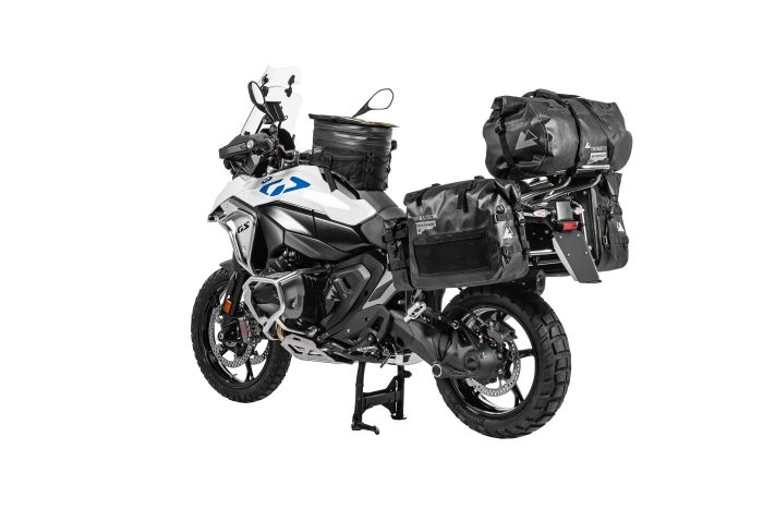 Sacos laterais Touratech em PVC de 30/40 litros para fixação no suporte de malas laterais 1250 e 1300GS GSA