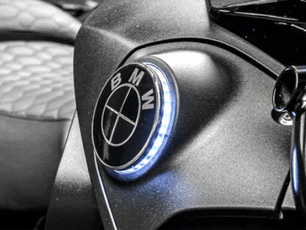 Blue Rider 56mmDRL BMW embleem Led zijknipperlichten set 56mm met dagrijverlichting Embleem knipperlichten
