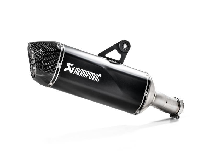 AKRAPOVIC black slip-on muffler for the BMW R1250GS and Adventure