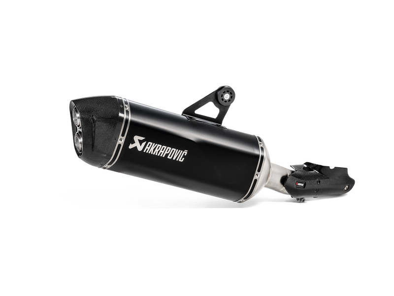 AKRAPOVIC black slip-on muffler for the BMW R1250GS and Adventure