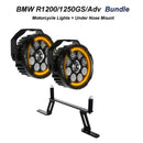 Blue Rider HP8 Premium motorverlichting met beugels voor meerdere BMW's Mistlampen HP8 Premium motorverlichting met beugels voor meerdere BMW's