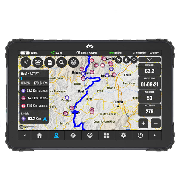 DMD DMD-T867 DMD T865 8 800nits inch Navigatie tablet voor offroad gebruik Navigatiesystemen DMD T865 8 800nits inch Navigatie tablet voor offroad gebruik