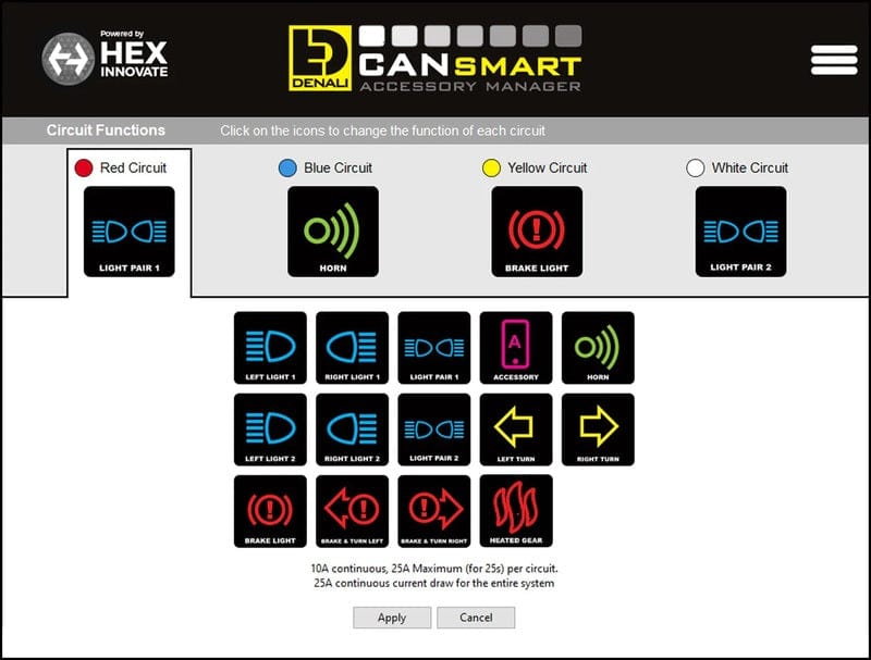 Denali DNL.WHS.24700 Denali Cansmart gen 2 voor de Husqvarna Norden 901 Cansmart